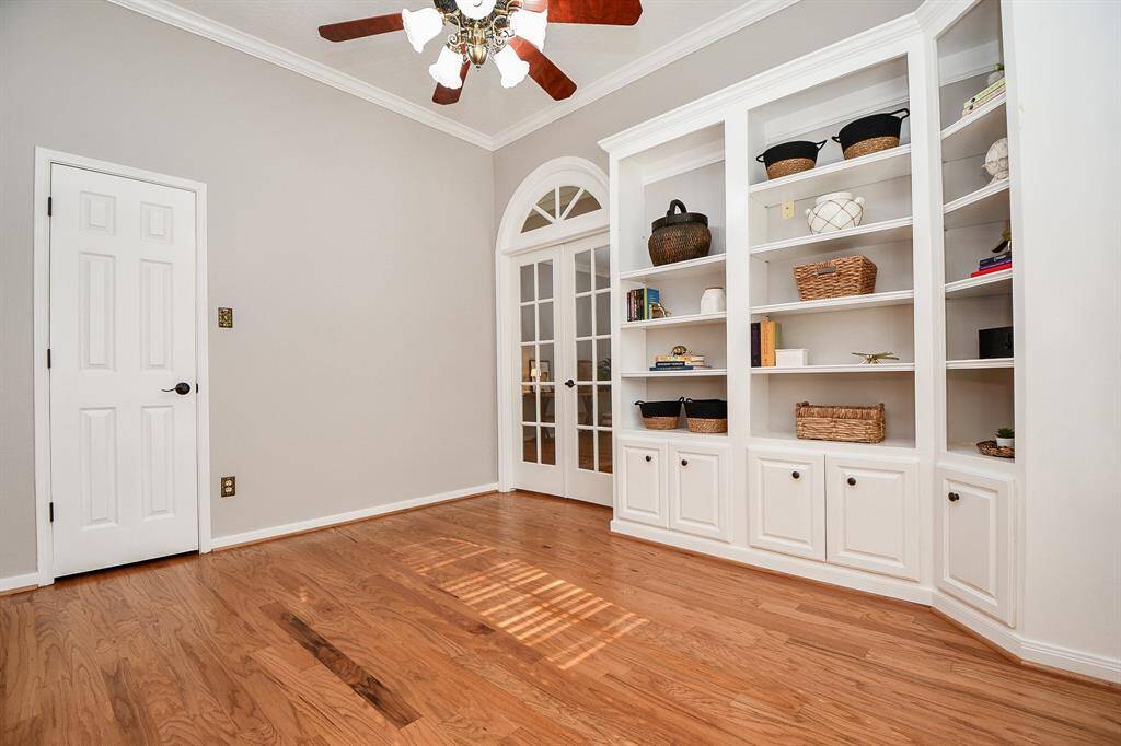 Another view of front room with closet.