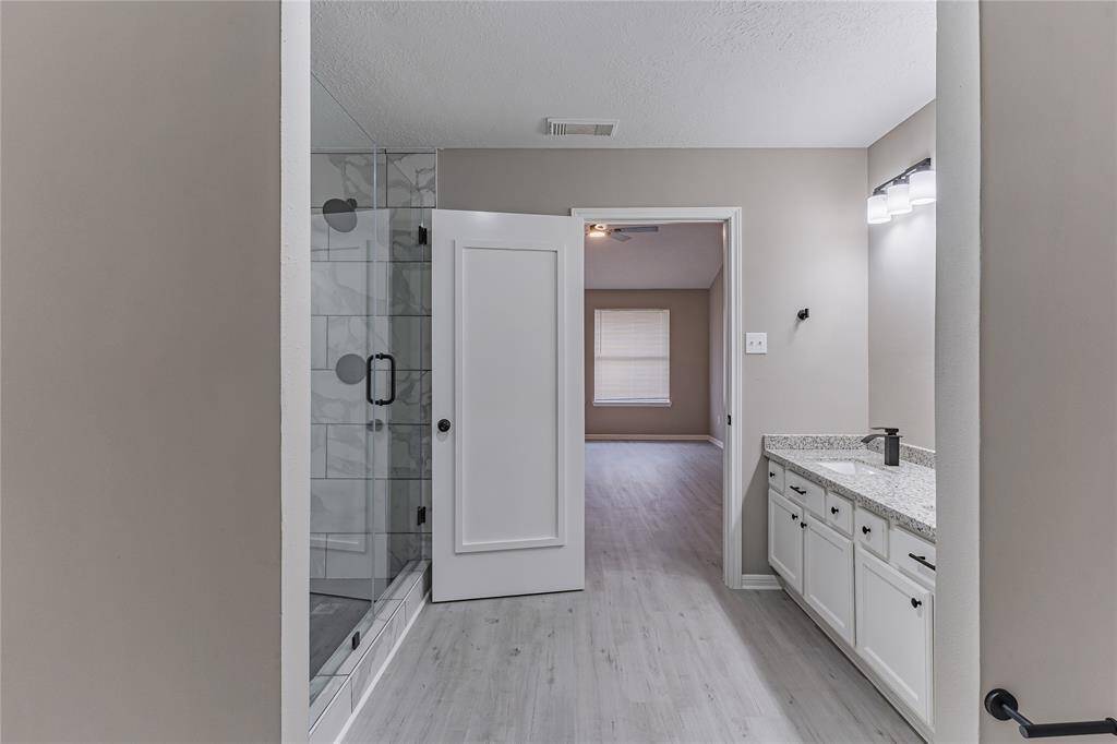 Experience luxury in the newly remodeled primary bath.