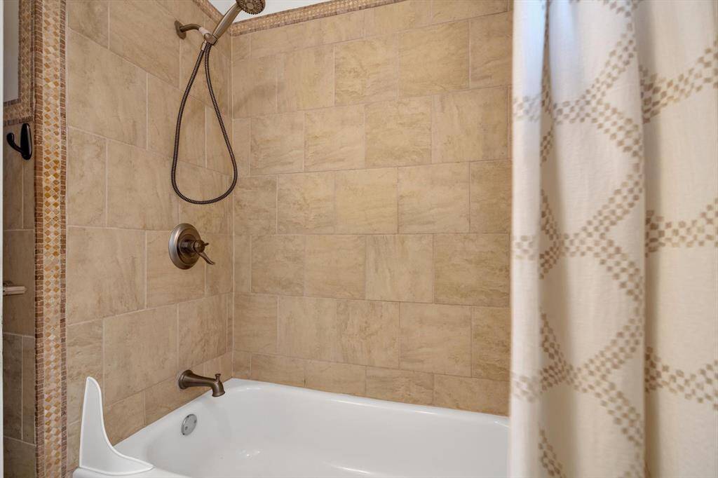 New tile and fixtures