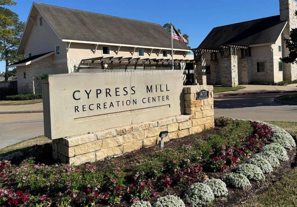 Cypress Mill Park Recreation Center is a nice stroll or bike ride from your home.