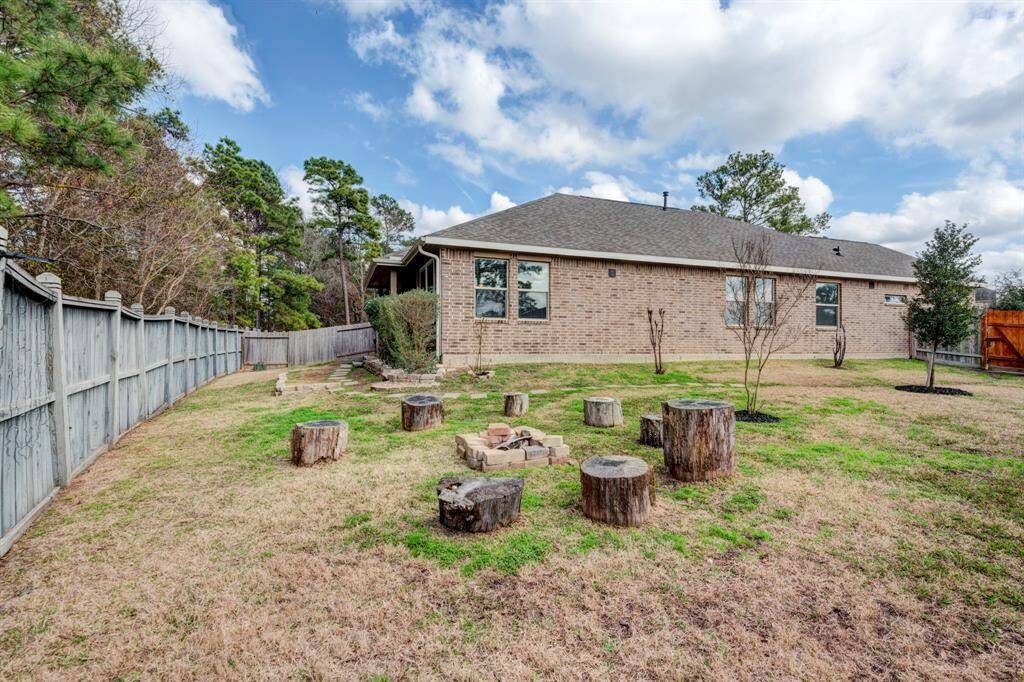 Shot of the back yard.