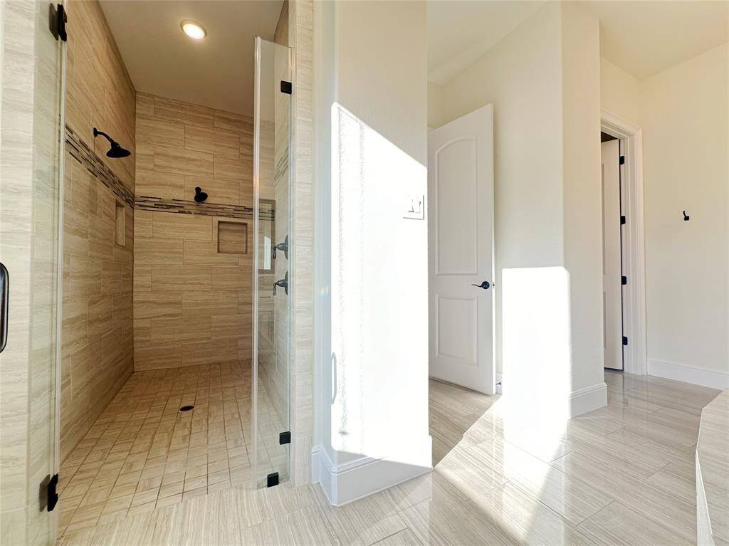 Primary bathroom shower