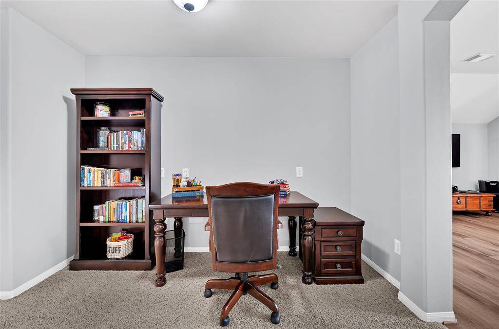 Great secondary office space or reading area.