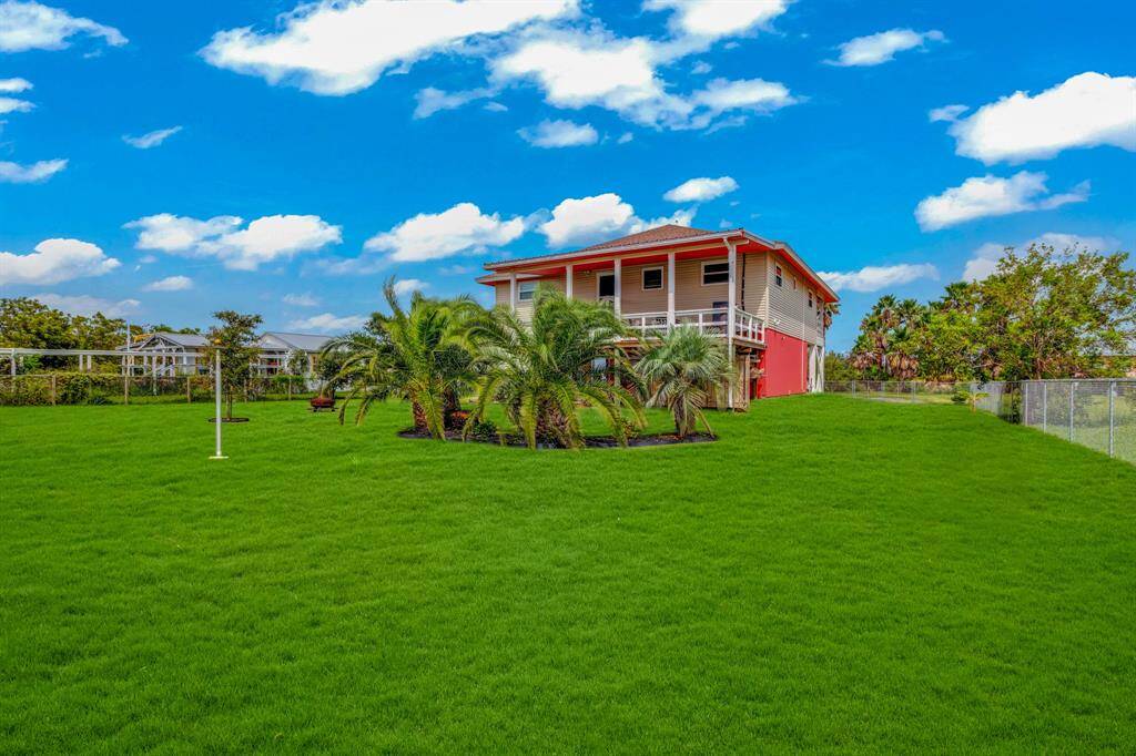 HUGE fenced in backyard!