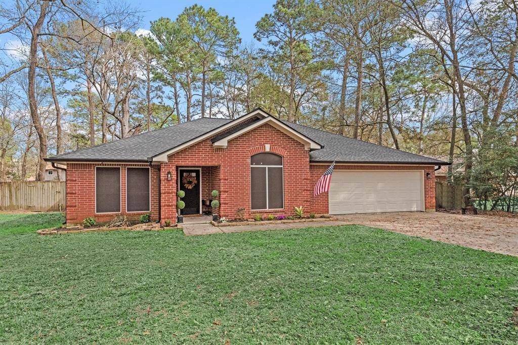 Charming and inviting, this beautiful one story home boasts exceptional curb appeal and a welcoming front porch.