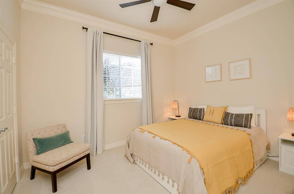 Here is another view of this charming room, large enough for a bed as well as a sitting area.