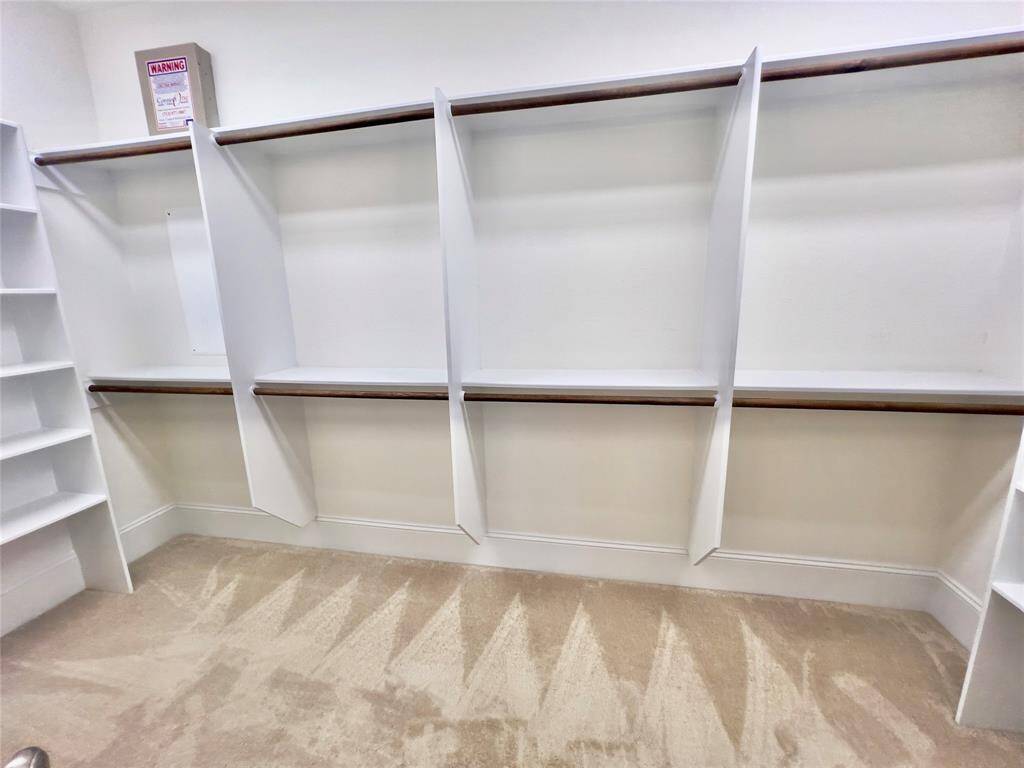 Primary closet
