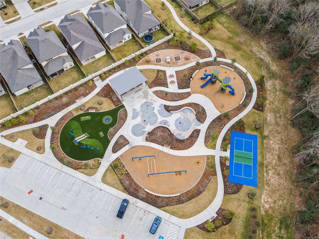 Playground and Tennis field