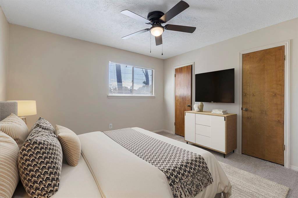 This full-sized bath has hall and secondary bedroom #3 access.