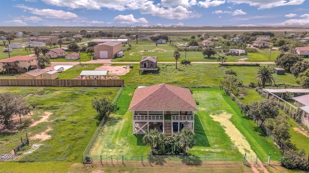 The entire property is fenced in