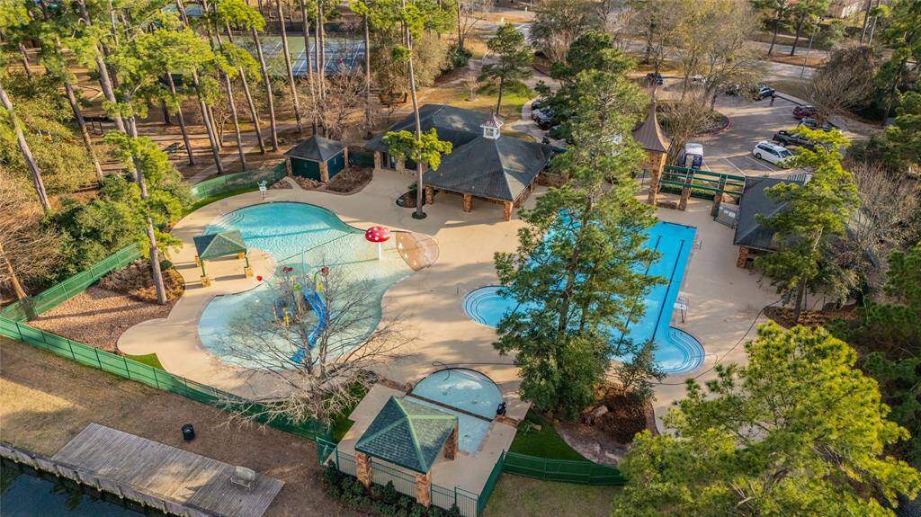 Rec Center aerial view.