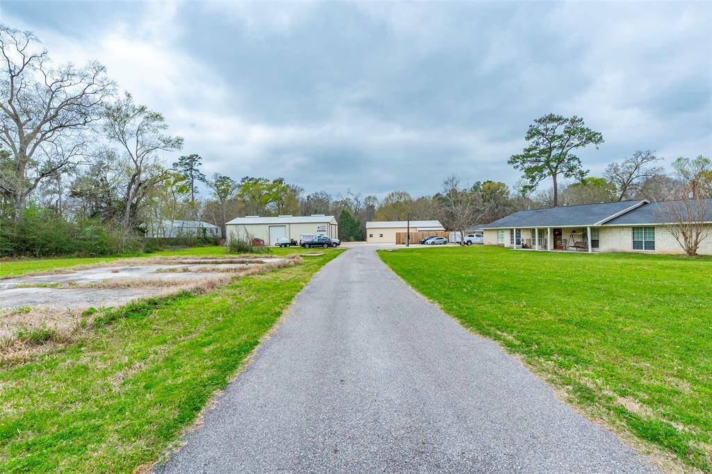 Both sides of the driveway leading to the business shows there is still room to grow.