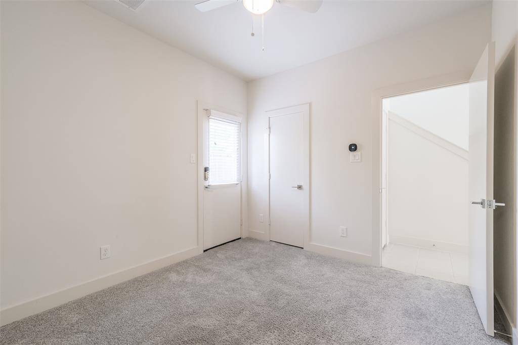 Discover a secluded bedroom with a full bath on the first floor, offering privacy and convenience. Step outside to a fenced backyard, ideal for entertaining and creating memorable moments with family and friends.