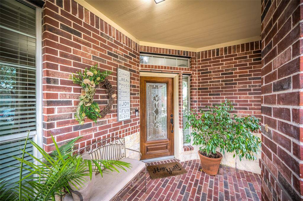 Welcoming front porch
