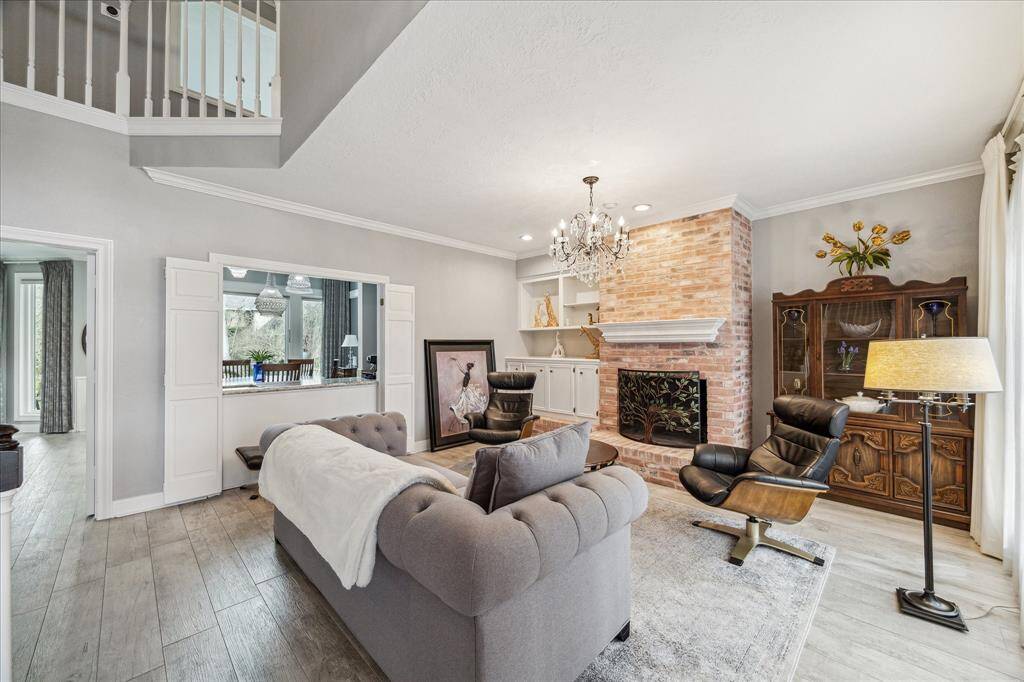 Living Room w/ Fireplace