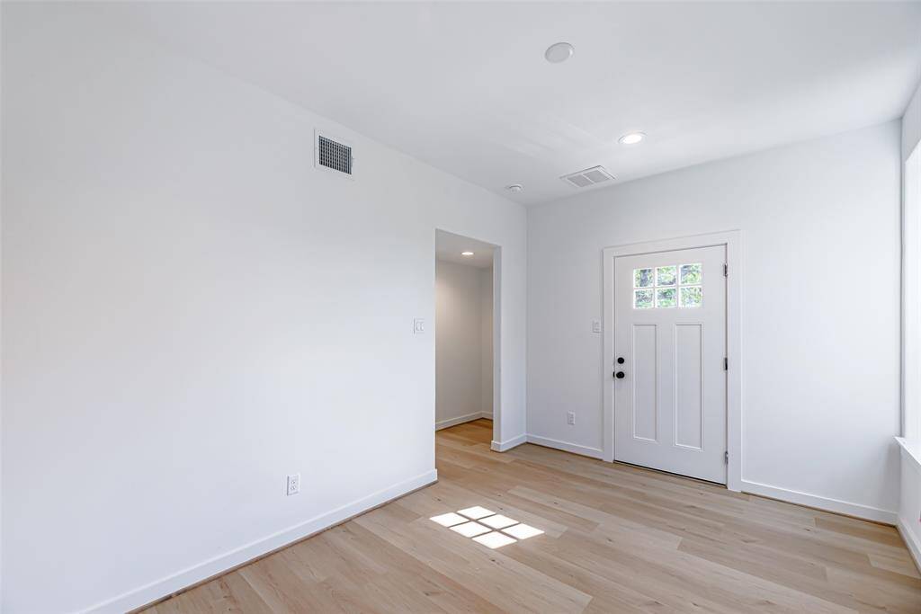First floor bedroom with a private entry.