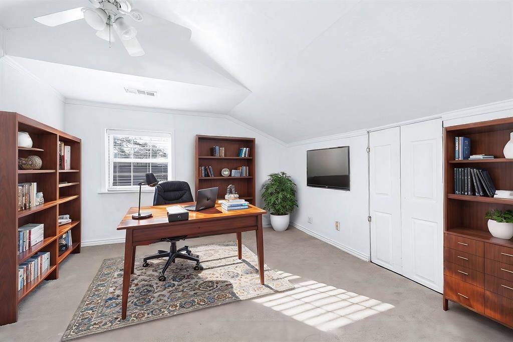 Office Study Virtually Staged