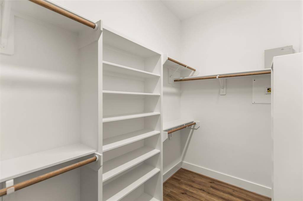 Primary closet
