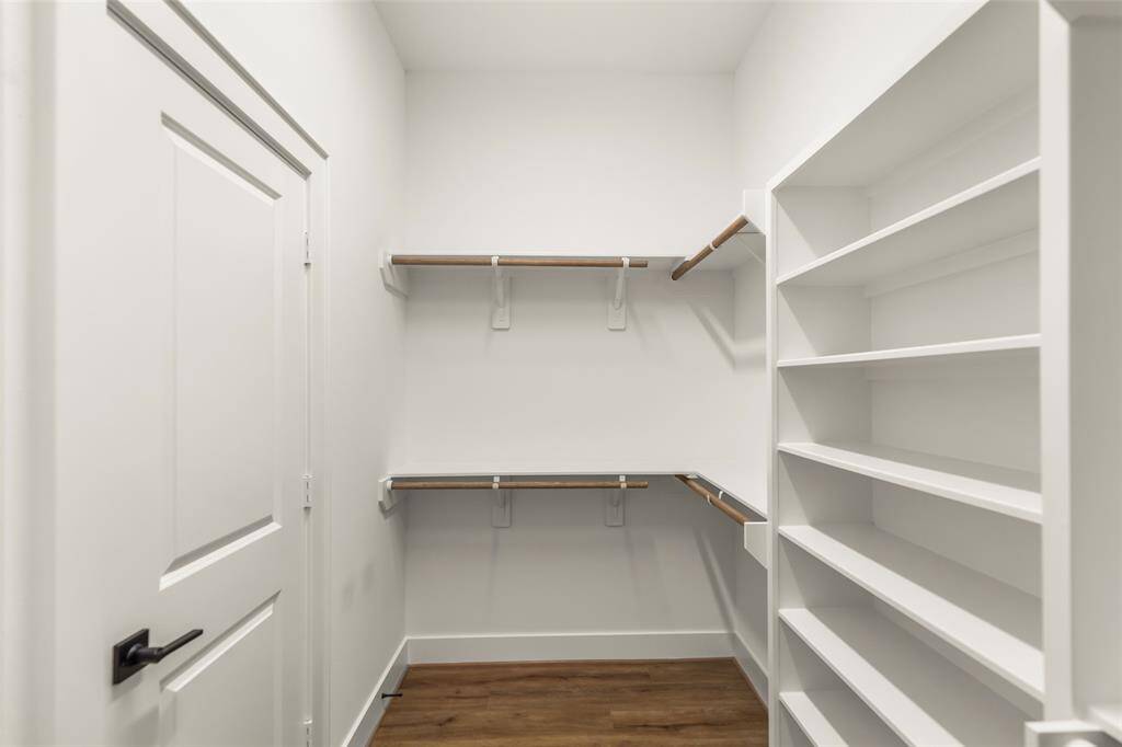 Primary closet