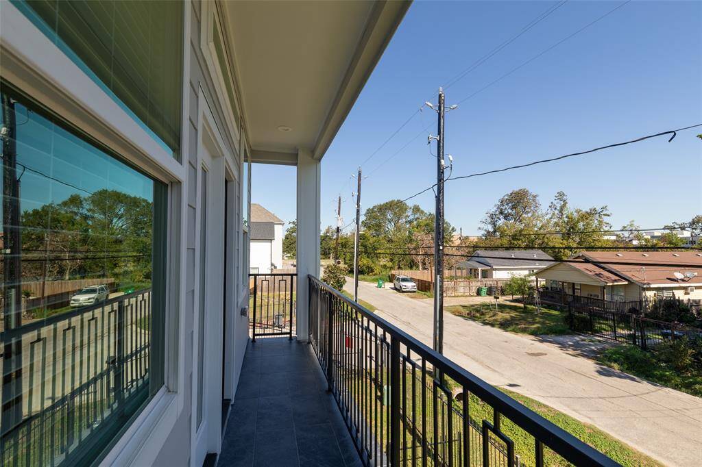 Private balcony off primary suite