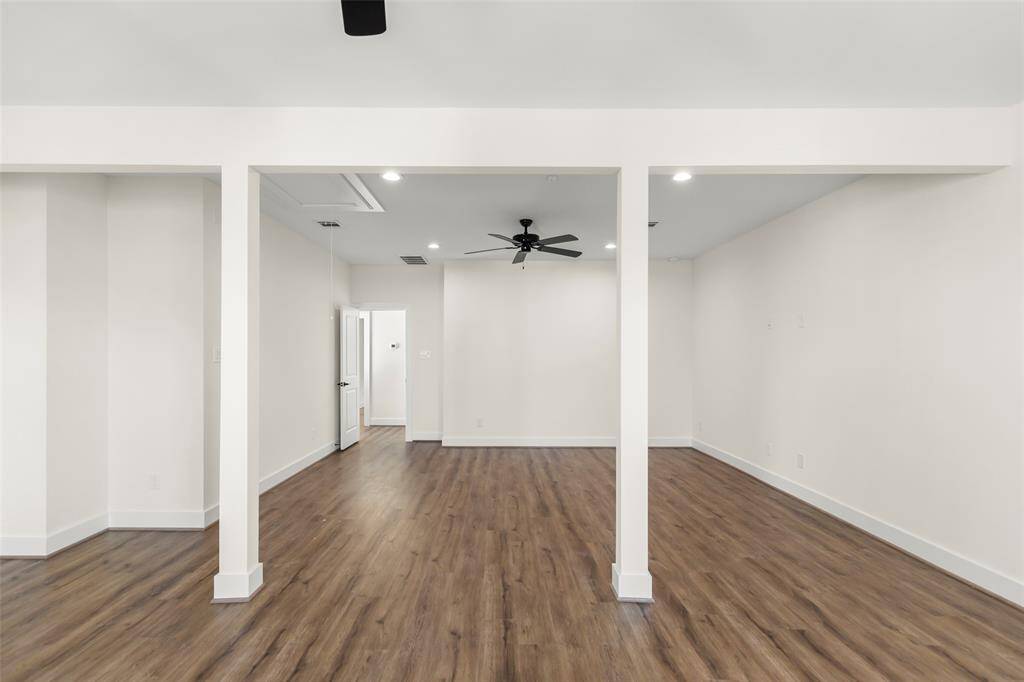 Additional flex space off gameroom