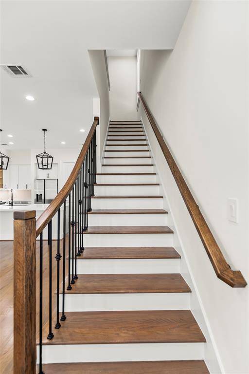 Staircase first to 2nd floor