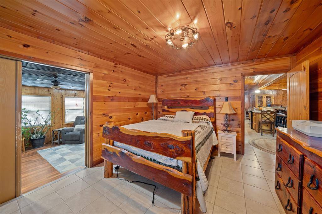 Just off the kitchen is this beautiful primary bedroom!