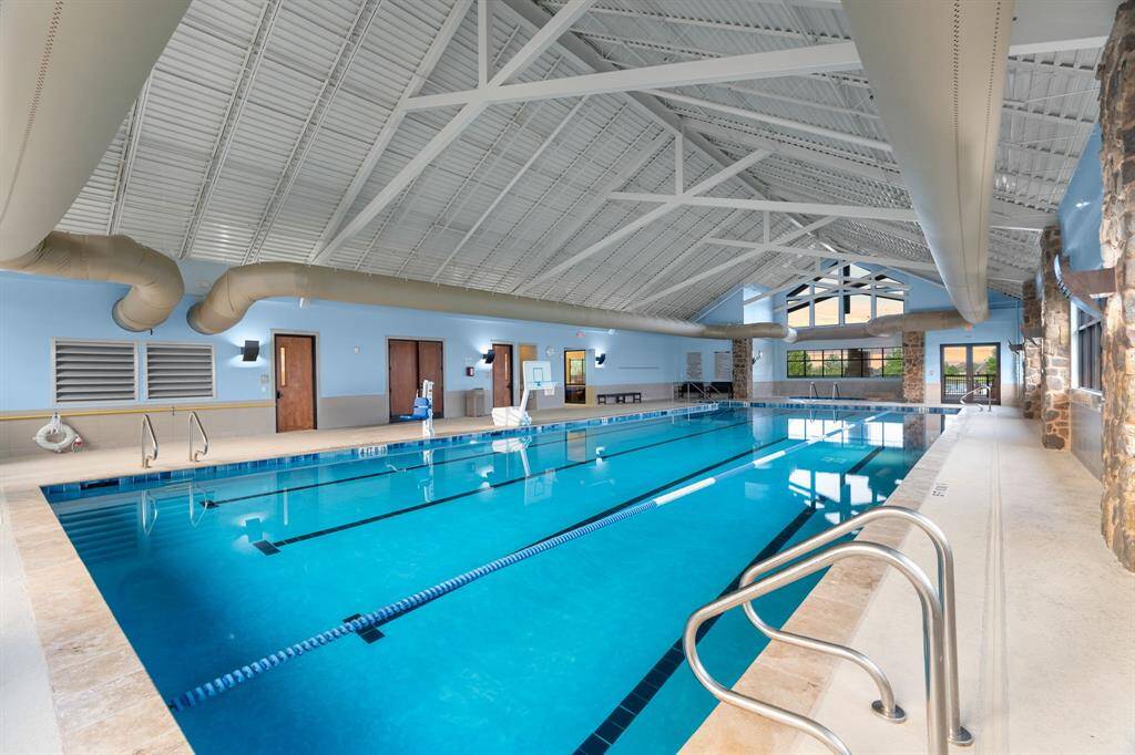 Enjoy a class of water aerobics or enjoy laps in your own lane.