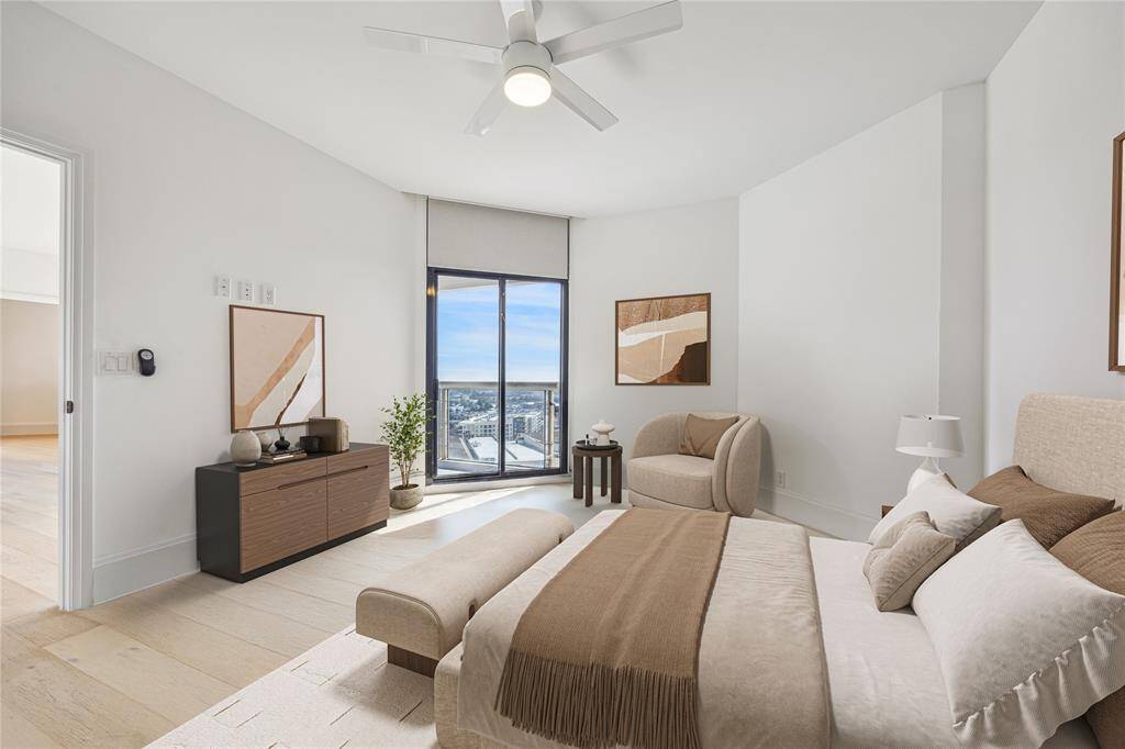 Another view of the secondary bedroom.