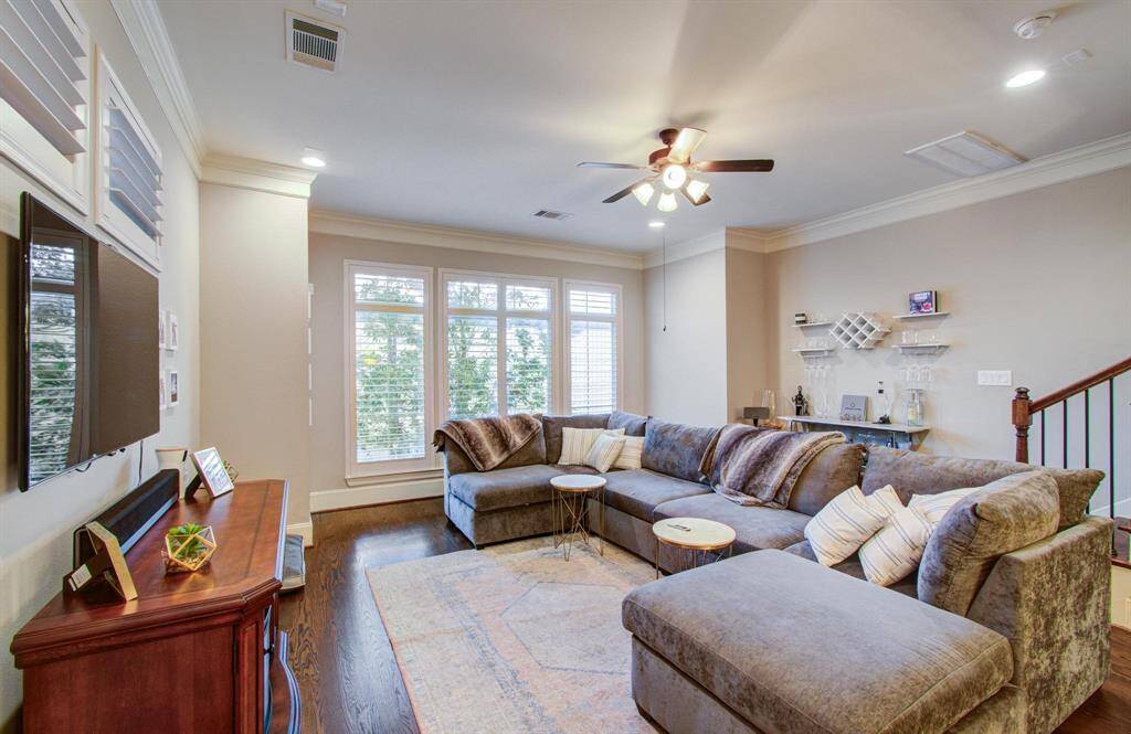 Living space with ample natural light