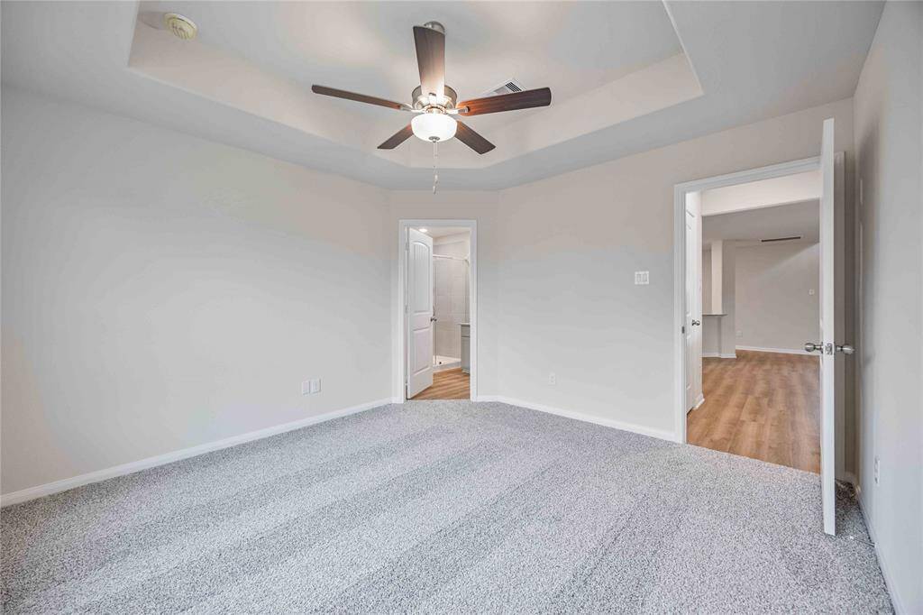HUGE primary suite - plenty of space for even your largest of furniture settings!