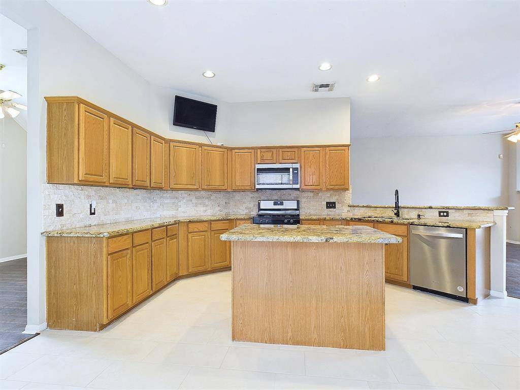 Cabinets and storage galore.