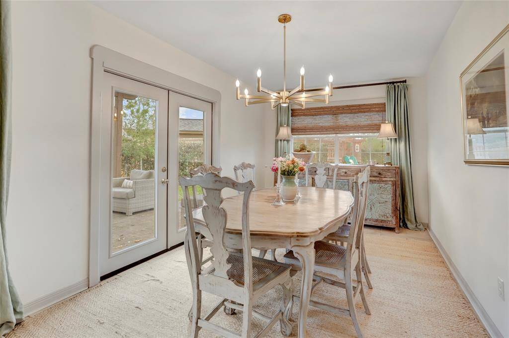 Located on the back of the home sits a large formal dining room.