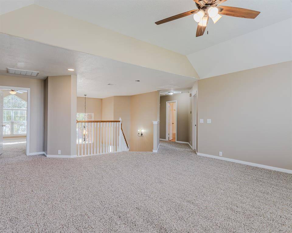 Game room looking towards bedrooms