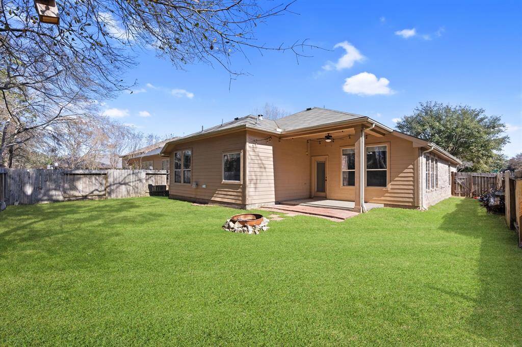 Large backyard