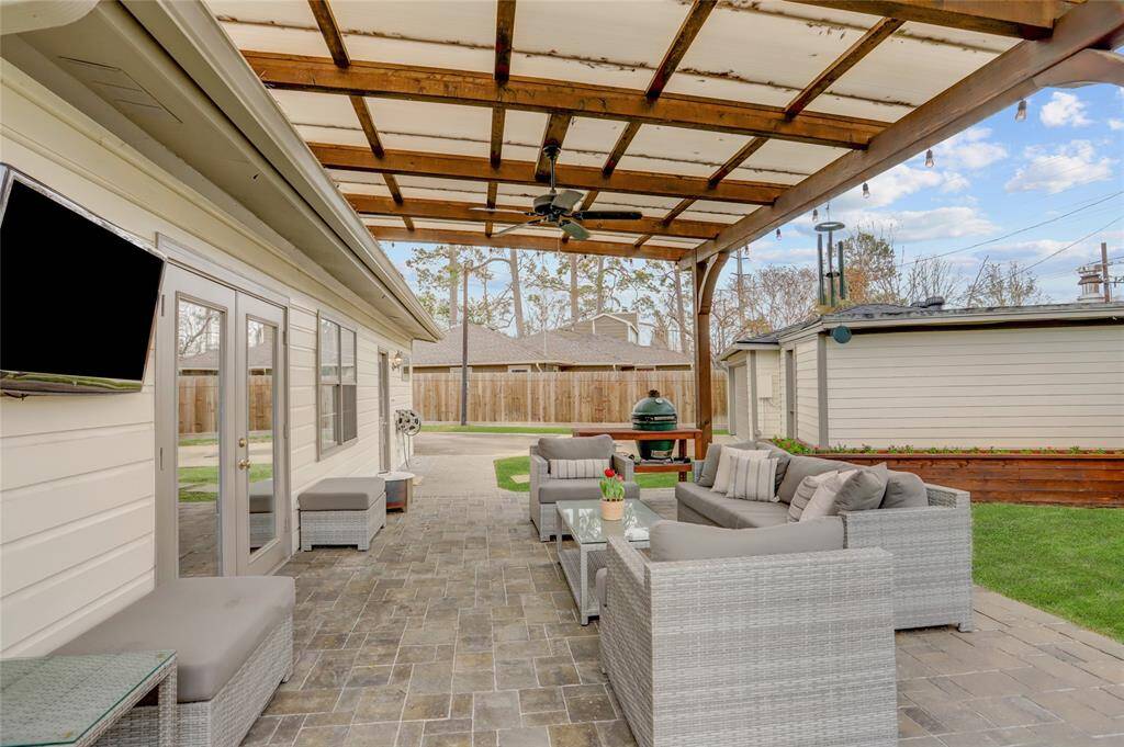 Another angle of the back patio.