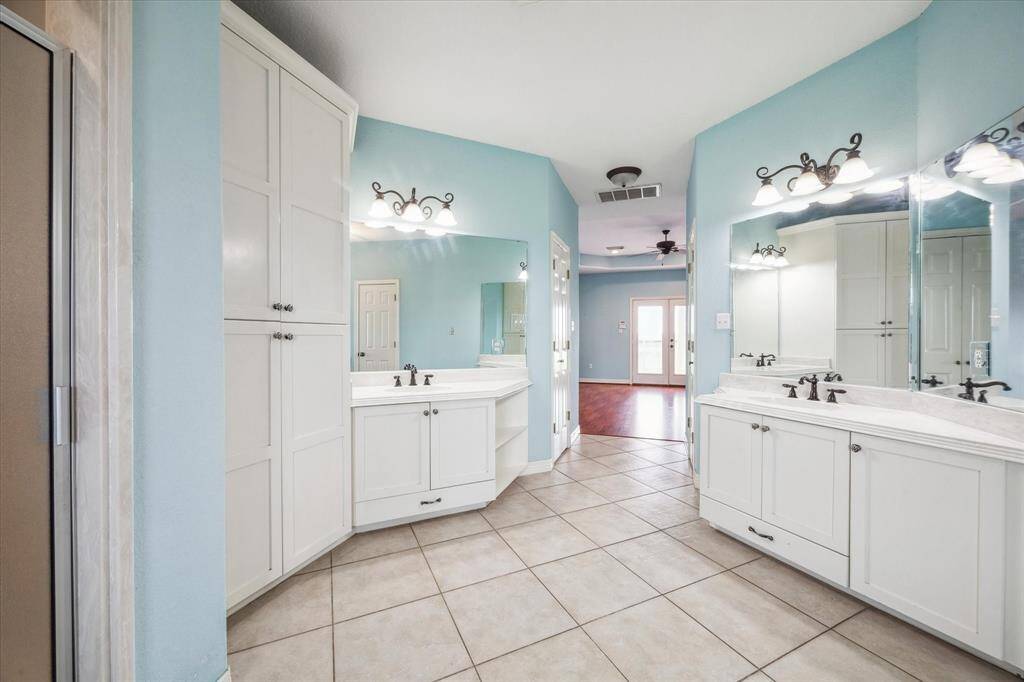 View from the Soaking tub into the Primary bath