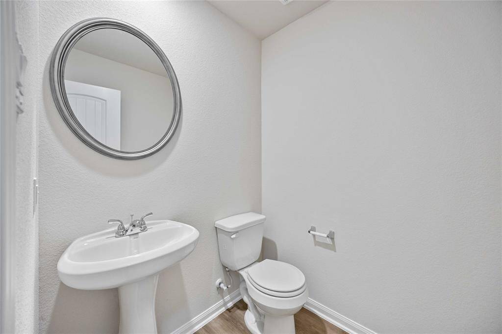 Half bath conveniently located downstairs!!