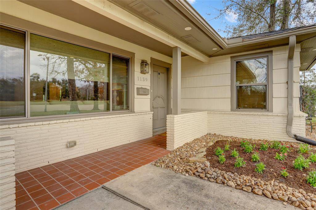 View of the front entry of the home.