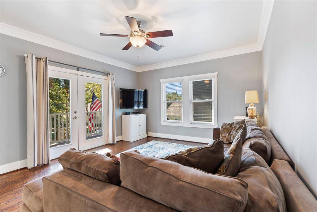 Nice a bright big game room upstairs.