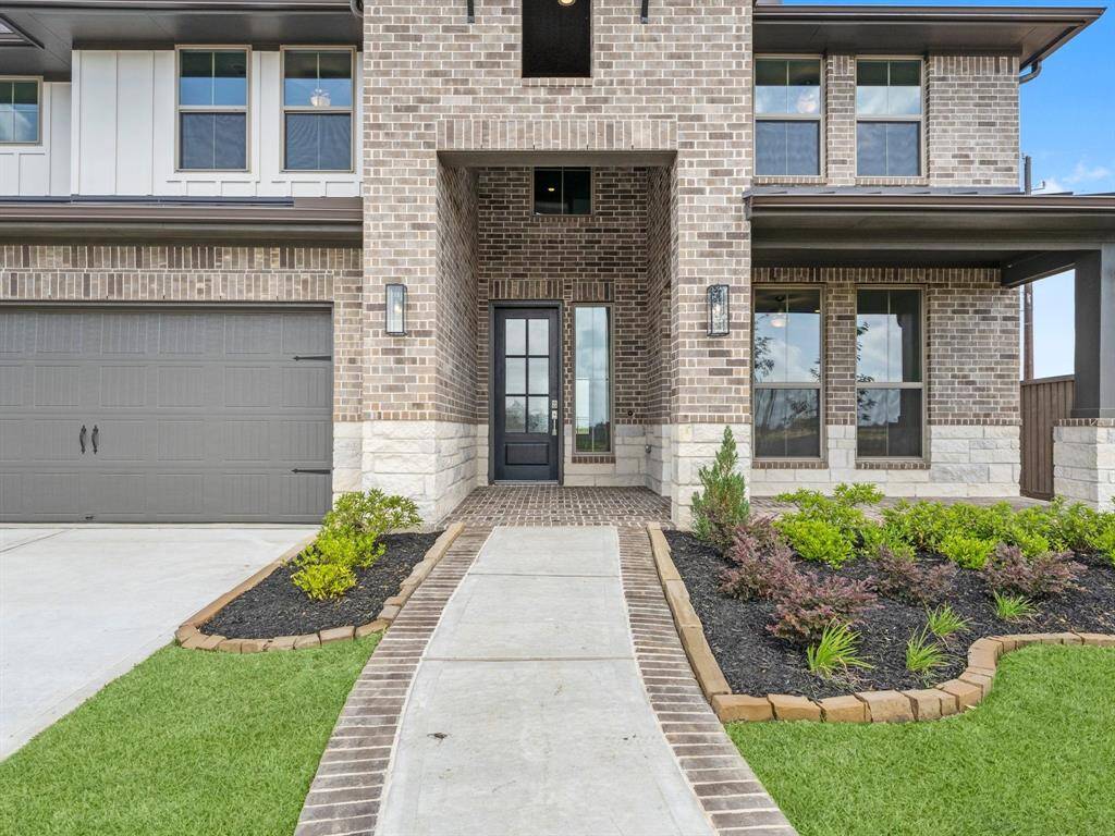 8 ft. Entry Door and Charming Front Porch