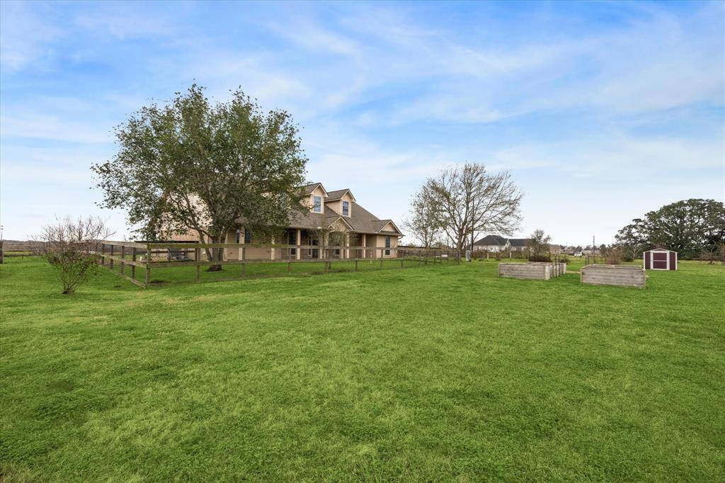 View from the shop side of the property