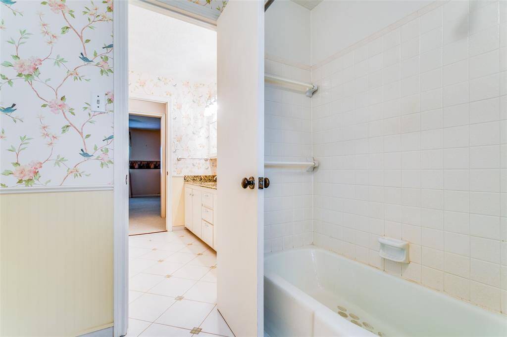 Lots of storage space in the bathroom.