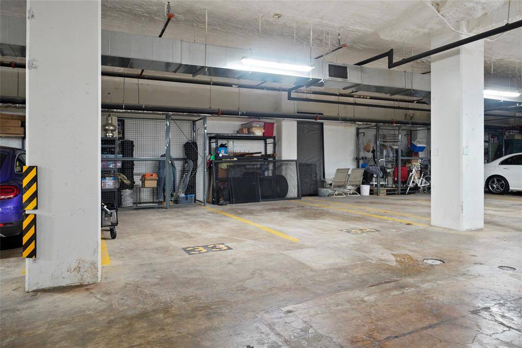 The community offers private and assigned underground parking with extra storage