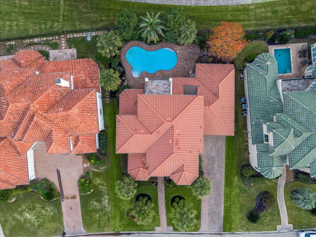 Aerial View showcases the true magnificence and grandeur of this exceptional property.