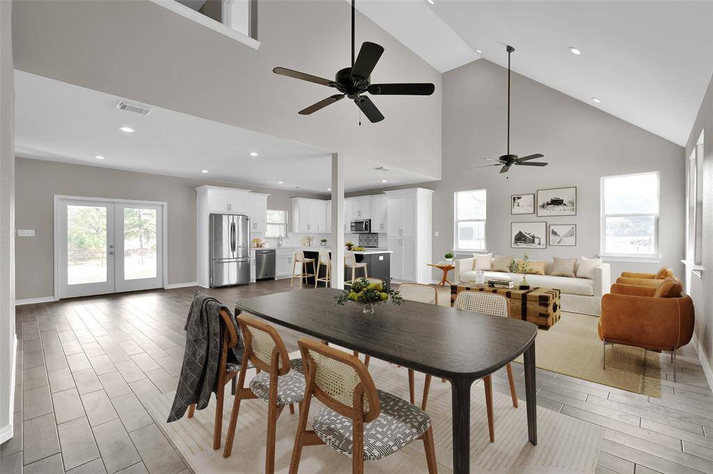 Virtual staging rendering