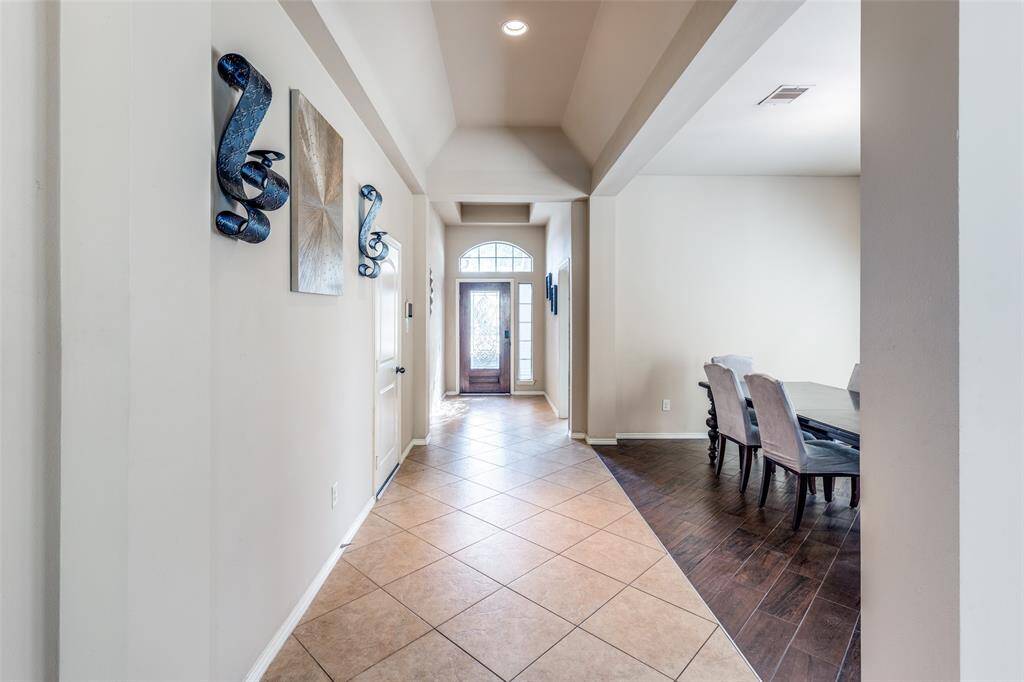 View of Entryway with the formal dining area on the right