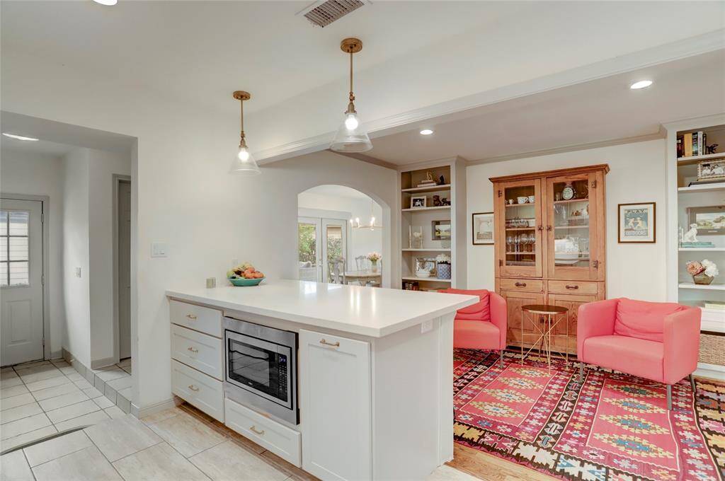 Another view of the from inside the kitchen.