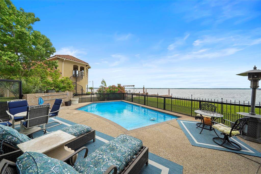 Pool overlooking the lake