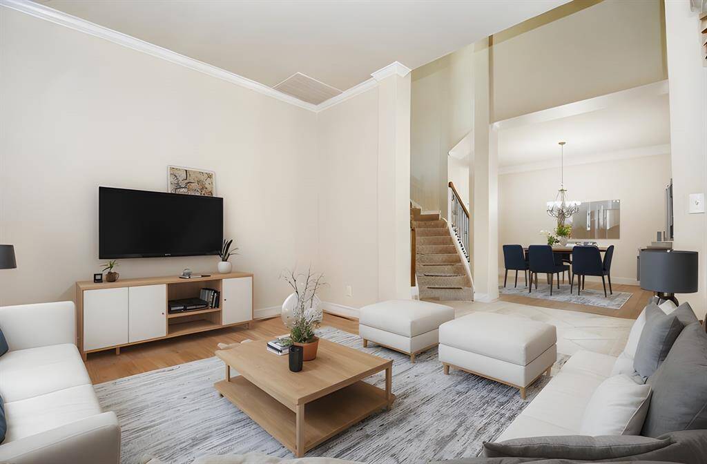 Formal living room virtually staged by AI!